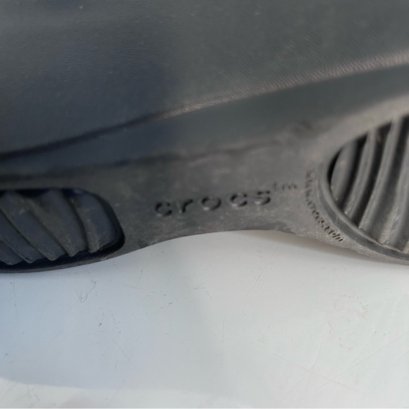 Crocs light grey wedges shoes size W6 - Picture 5 of 7